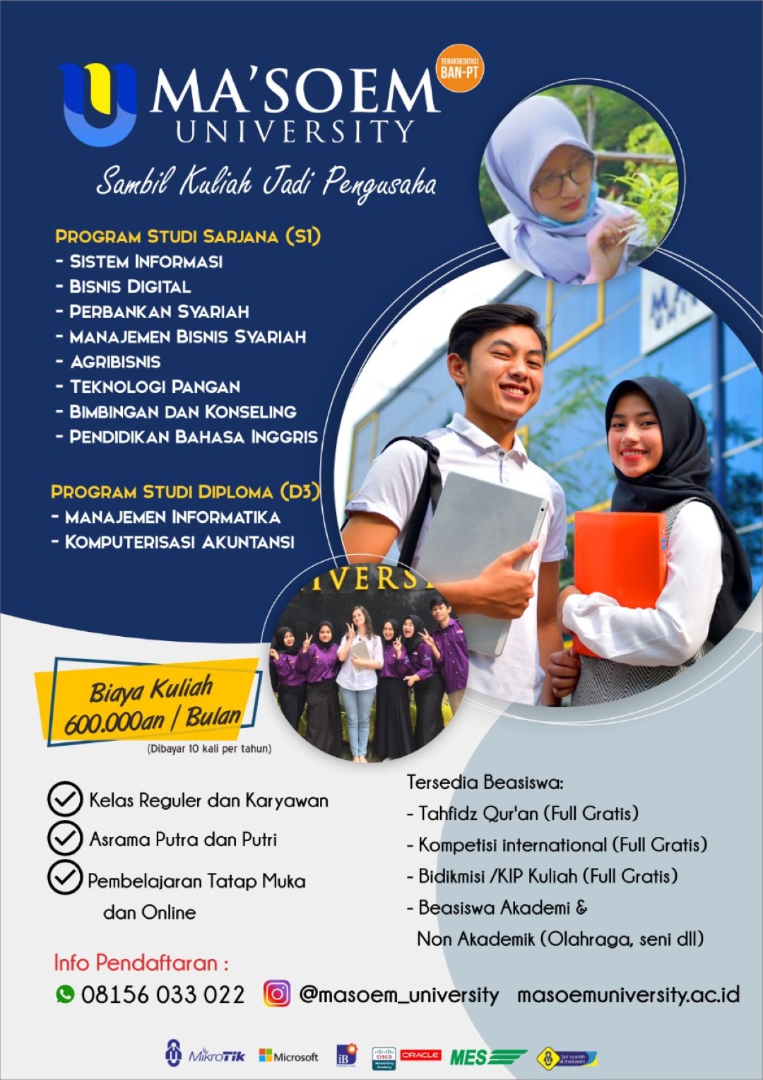 Prodi Teknologi Pangan untuk Kelas Karyawan di Bandung